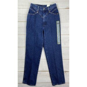 Vtg Rockies Jeans 7 Short Rocky Mountain High Rise Western Mom Bareback Dark NWT